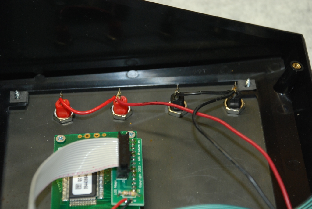 Removing old handheld electrode wires.